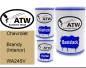 Preview: Chevrolet, Brandy (Interior), WA245V: 500ml Lackdose + 500ml Klarlack + 250ml Härter - Set, von ATW Autoteile West.